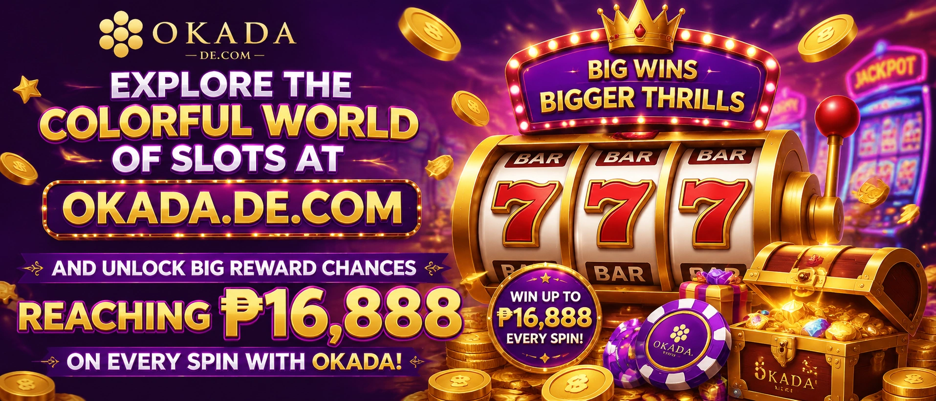 OKADA slot game preview three