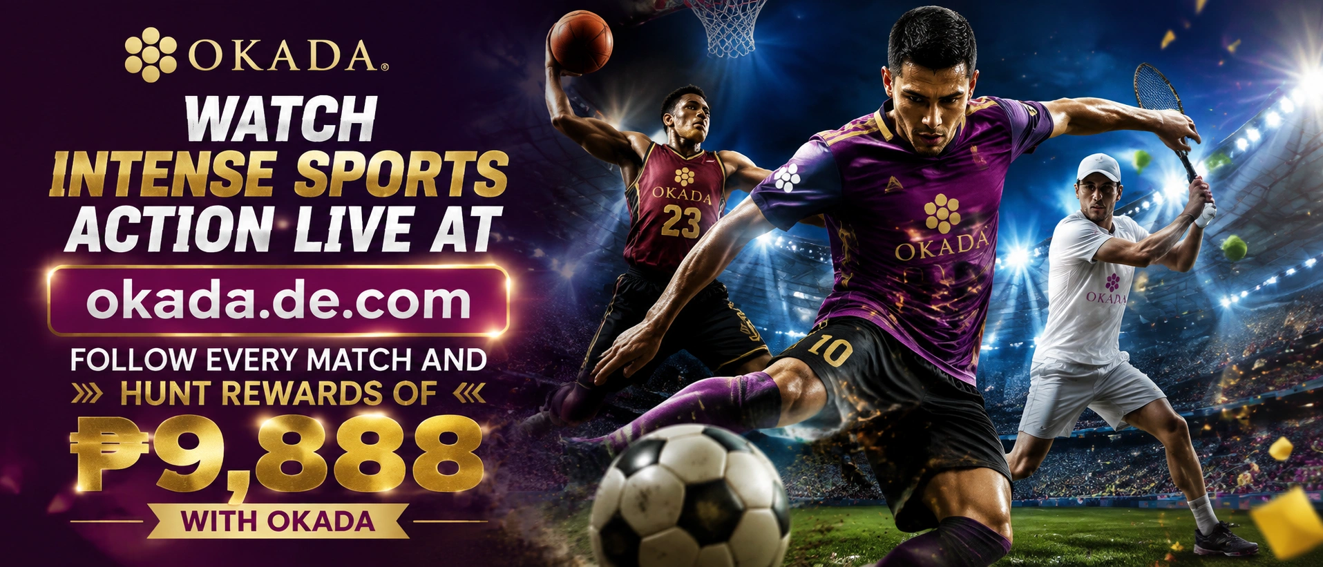 OKADA Sports Philippines visual banner