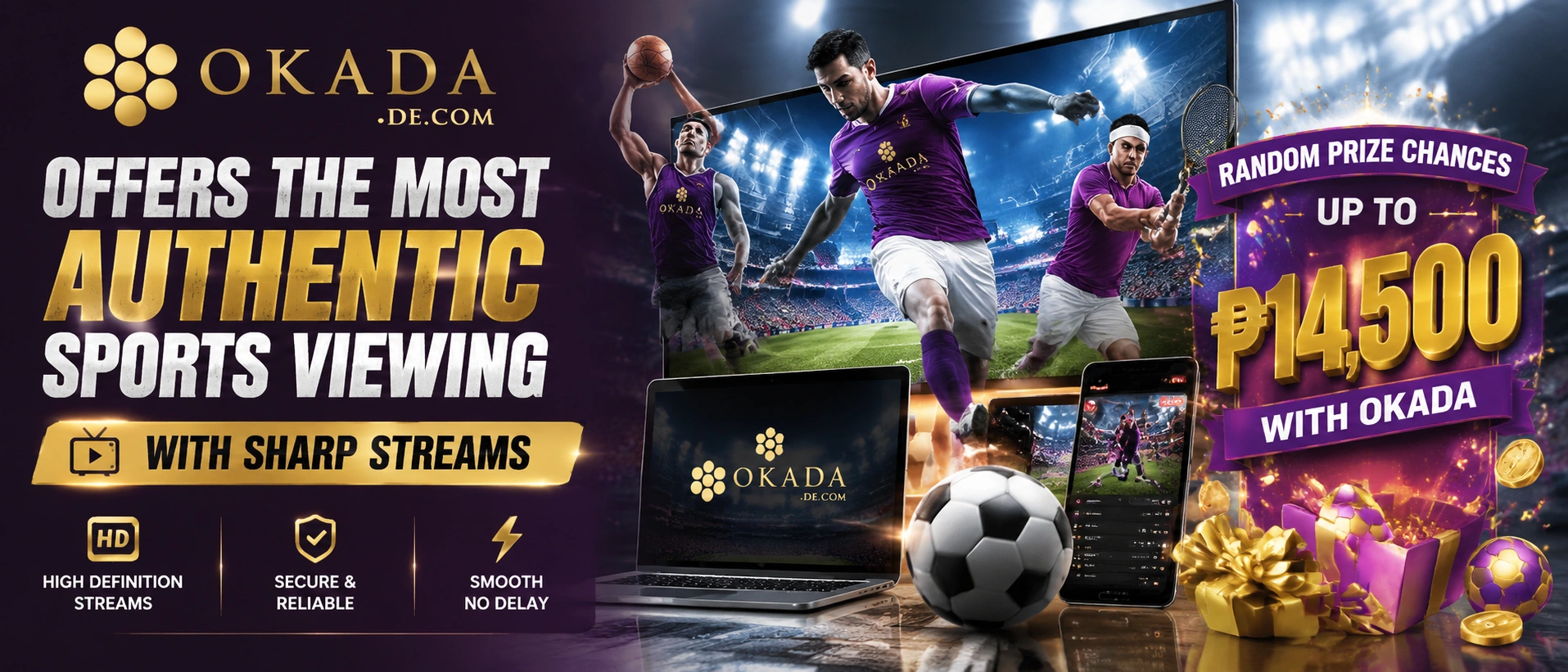 OKADA Sports match browsing visual